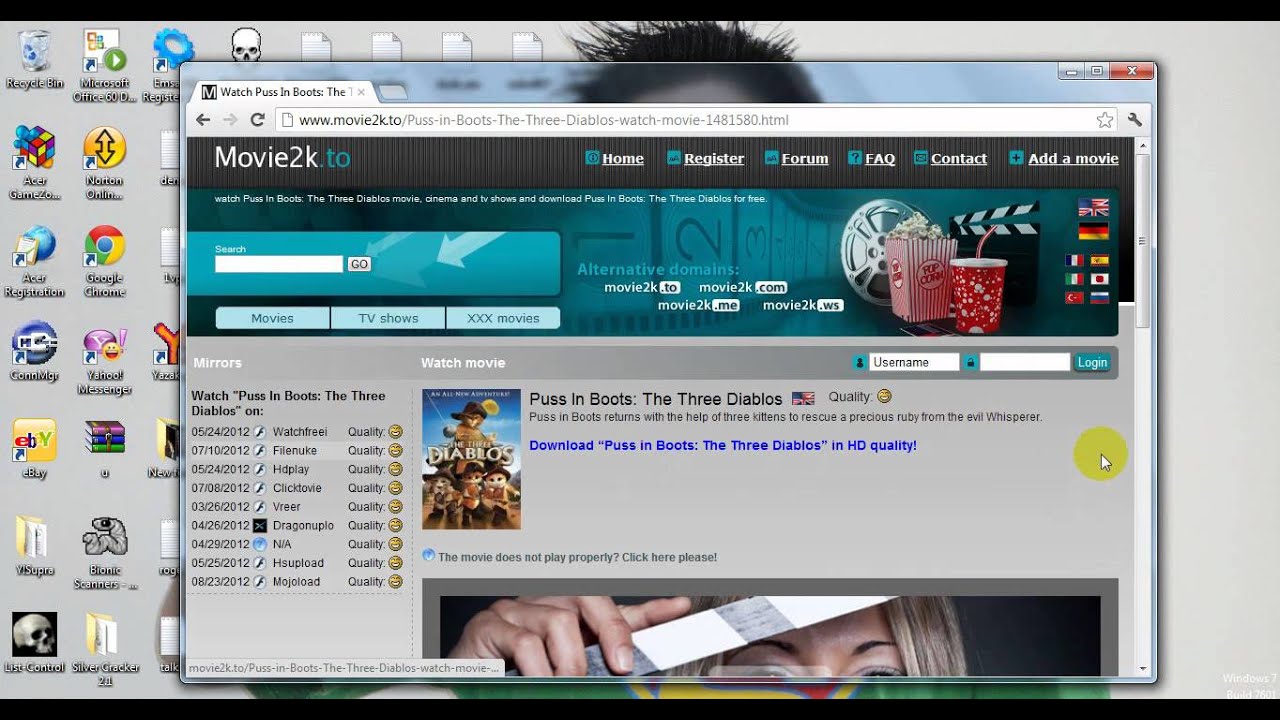 Movie4k/Movie2k is one of the best and easiest free movies websites to watch movies on the internet. The huge amount of cinema movies and tv series available